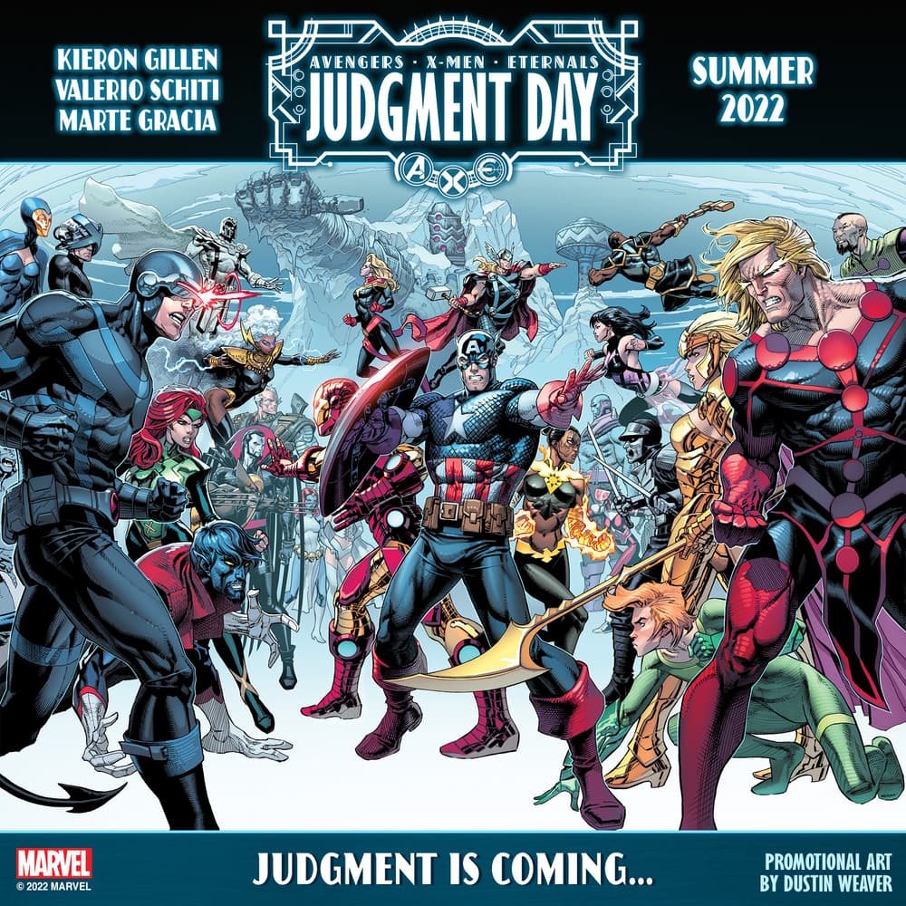 The Avengers, X-Men, And Eternals Face Judgment Day