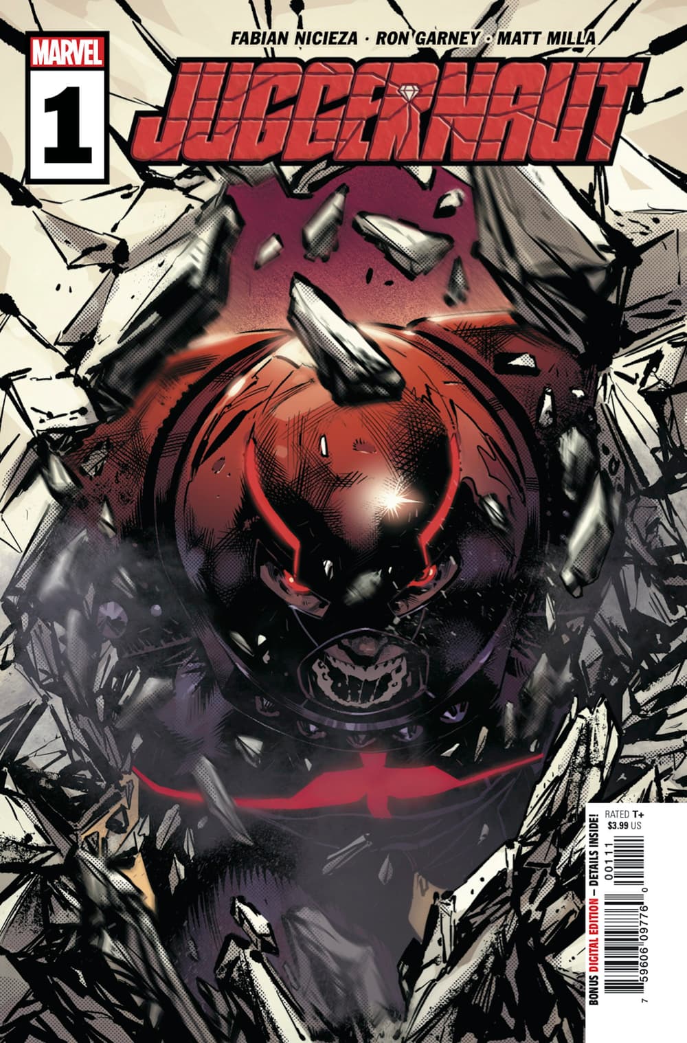 JUGGERNAUT #1 cover by Geoff Shaw and Matt Milla