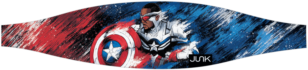 Captain America Paint Swipe Headband / Junk Brands - coming soon!