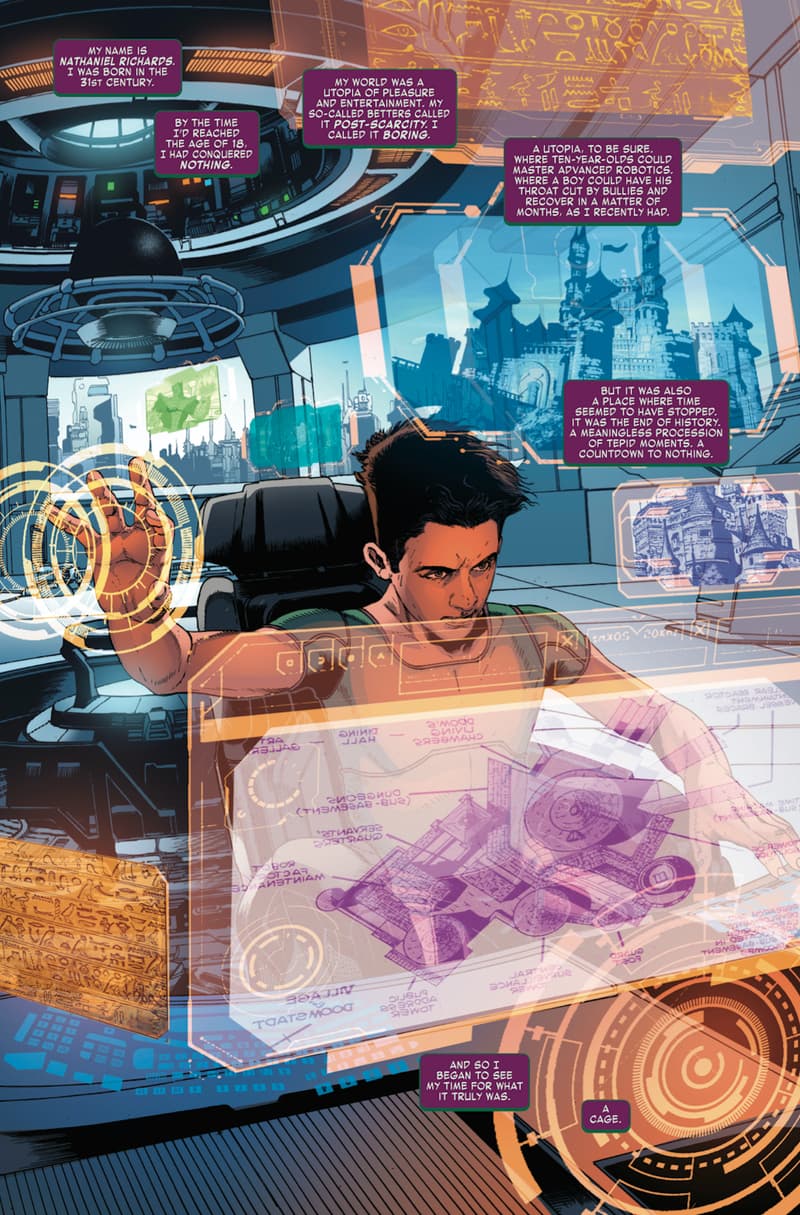 KANG THE CONQUEROR #1 art by Carlos Magno, colors by Espen Grundetjern, and letters by VC's Joe Caramagna