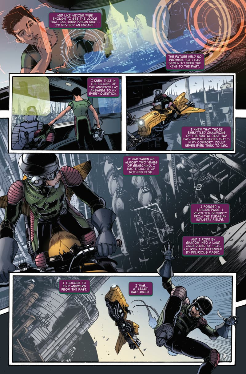 KANG THE CONQUEROR #1 art by Carlos Magno, colors by Espen Grundetjern, and letters by VC's Joe Caramagna