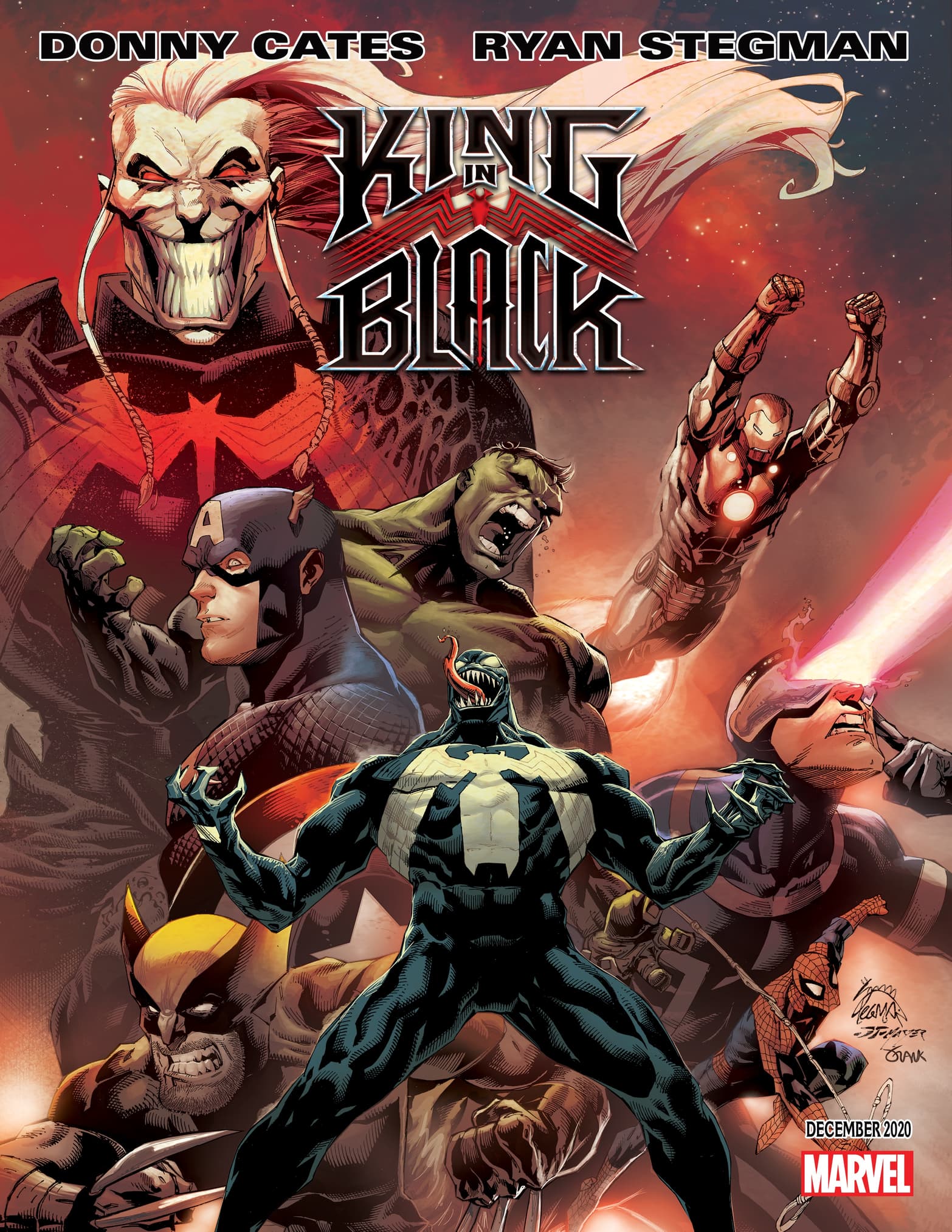 KING IN BLACK #1 WRITTEN BY DONNY CATES, ART BY RYAN STEGMAN