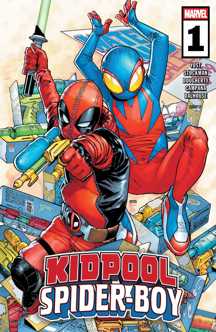 KIDPOOL/SPIDER-BOY (2024) #1 cover by Humberto Ramos