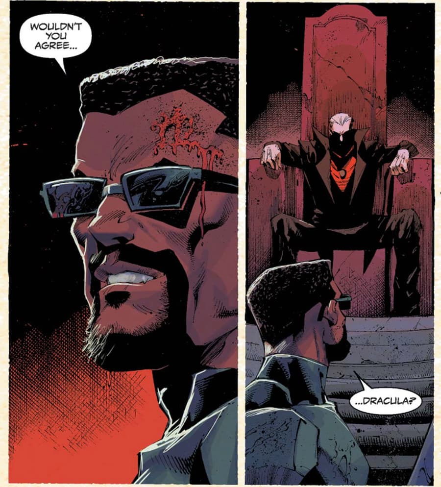 KING IN BLACK (2020) #2 panels by Donny Cates and Ryan Stegman