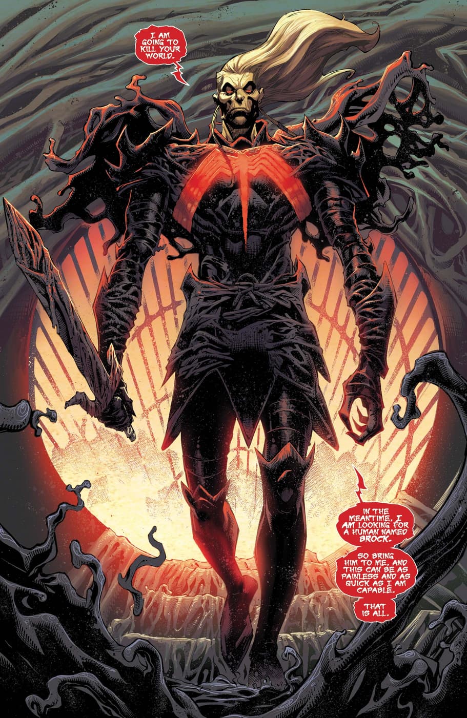 Knull arrives on Earth.