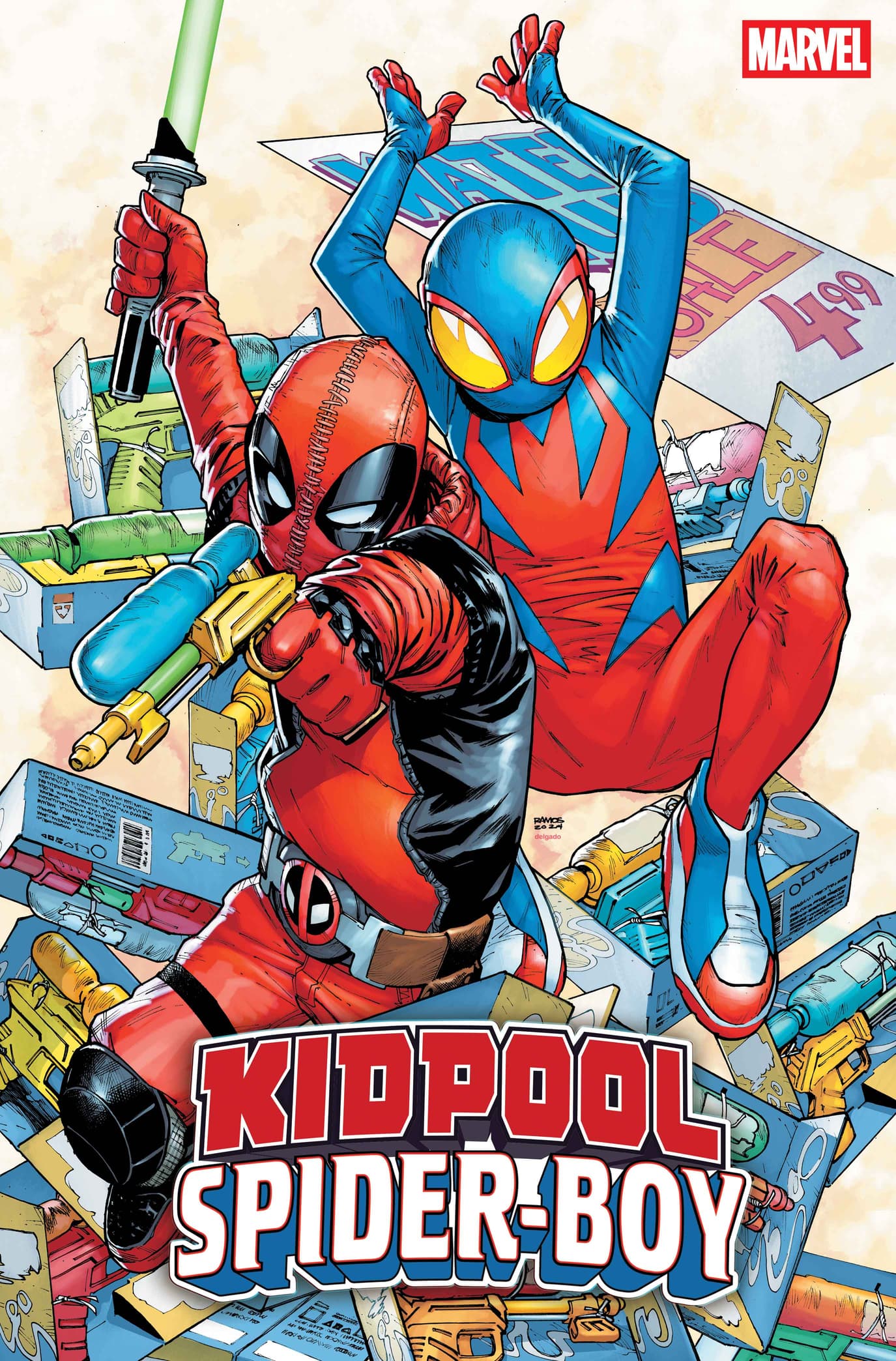 KIDPOOL & SPIDER-BOY #1 Cover by HUMBERTO RAMOS