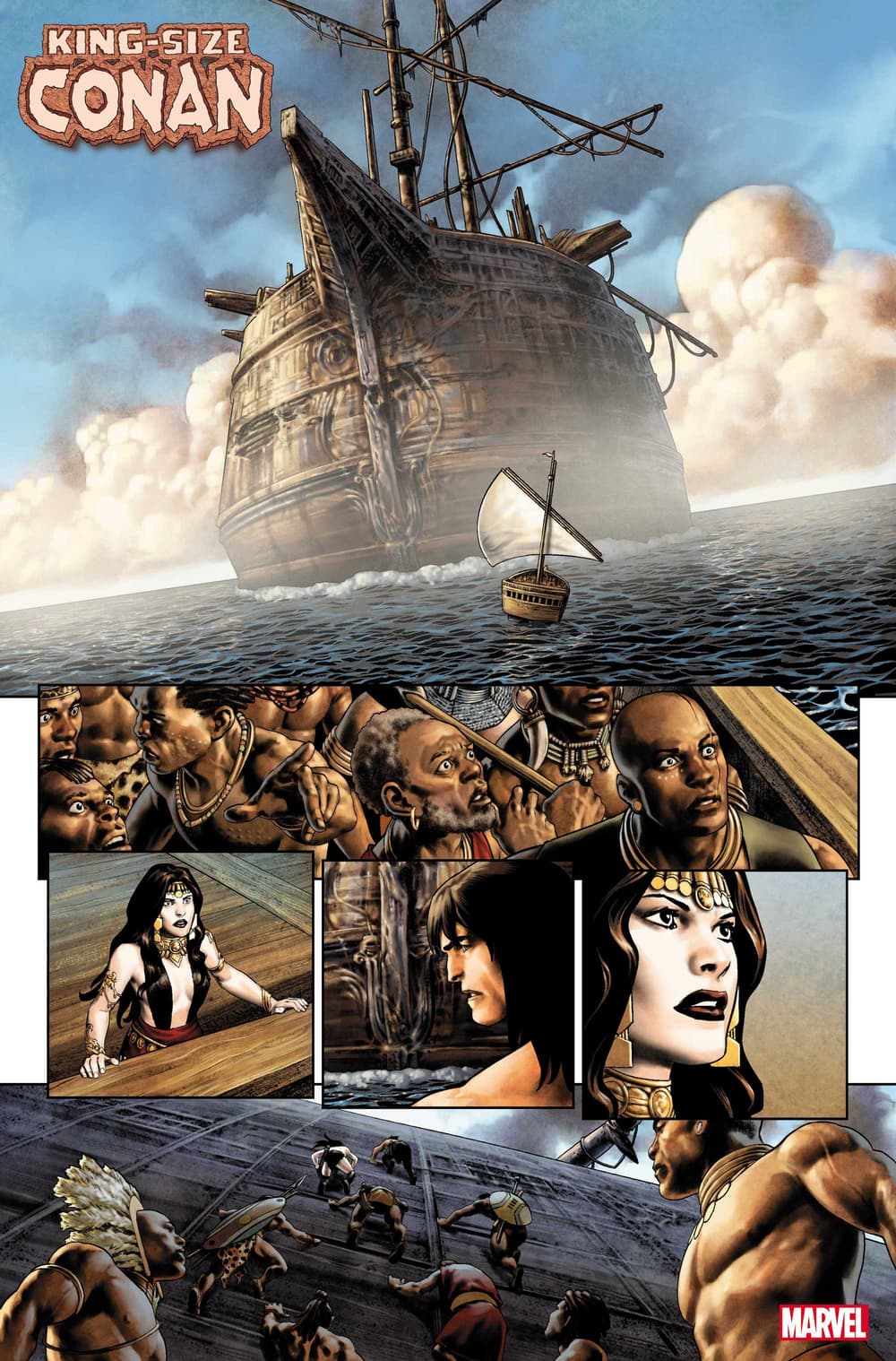 KING-SIZE CONAN #1 preview pages by Jesús Saiz