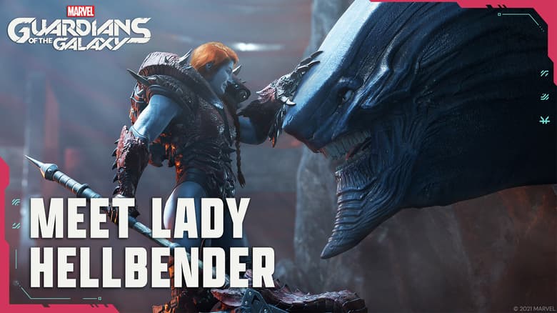 Lady Hellbender Doesn't Hold Back in the Newest Cutscene from 'Marvel's Guardians of the Galaxy'