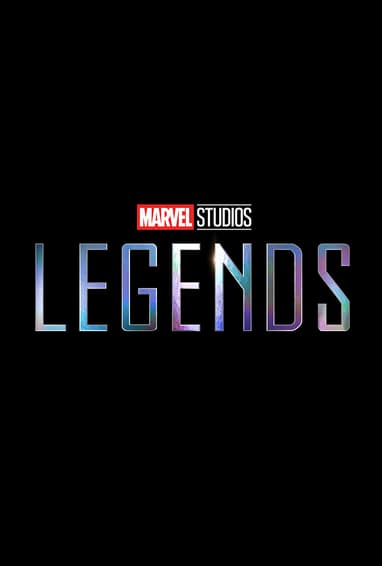 Marvel Studios: Legends Disney Plus TV Show Logo on Black