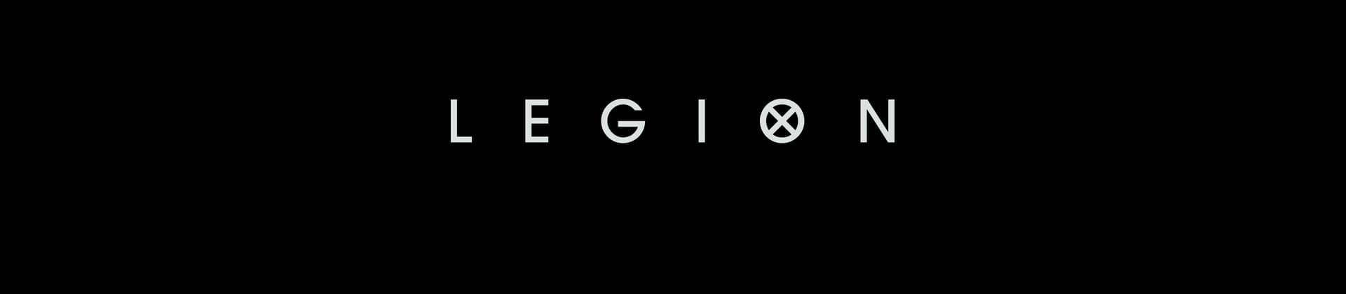 Legion TV Show Season 1 Logo On Black
