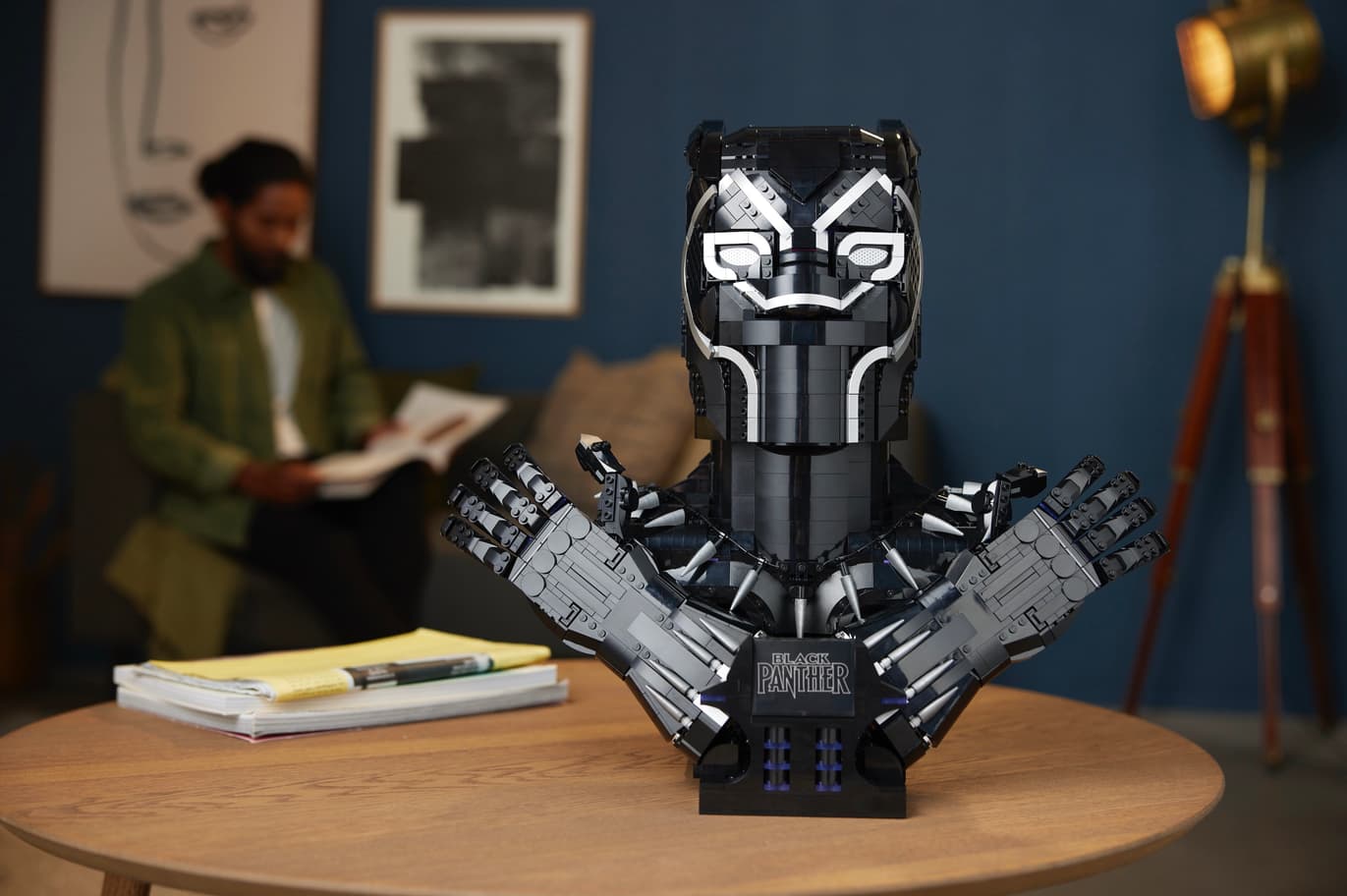 This 2,961-Piece LEGO Black Panther Bust Belongs In Your Collection