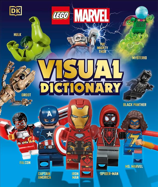 Cover to Lego Marvel Visual Dictionary.