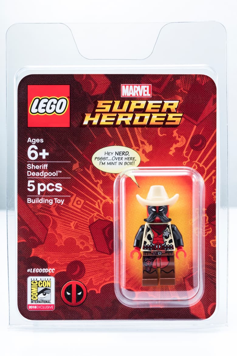 Sheriff Deadpool LEGO Minifgure