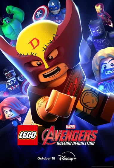 LEGO Marvel Avengers: Mission Demolition Disney+ Disney Plus TV Show Season 1 Poster