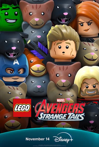 LEGO Marvel Avengers: Strange Tails Disney+ TV Show Season 1 Poster