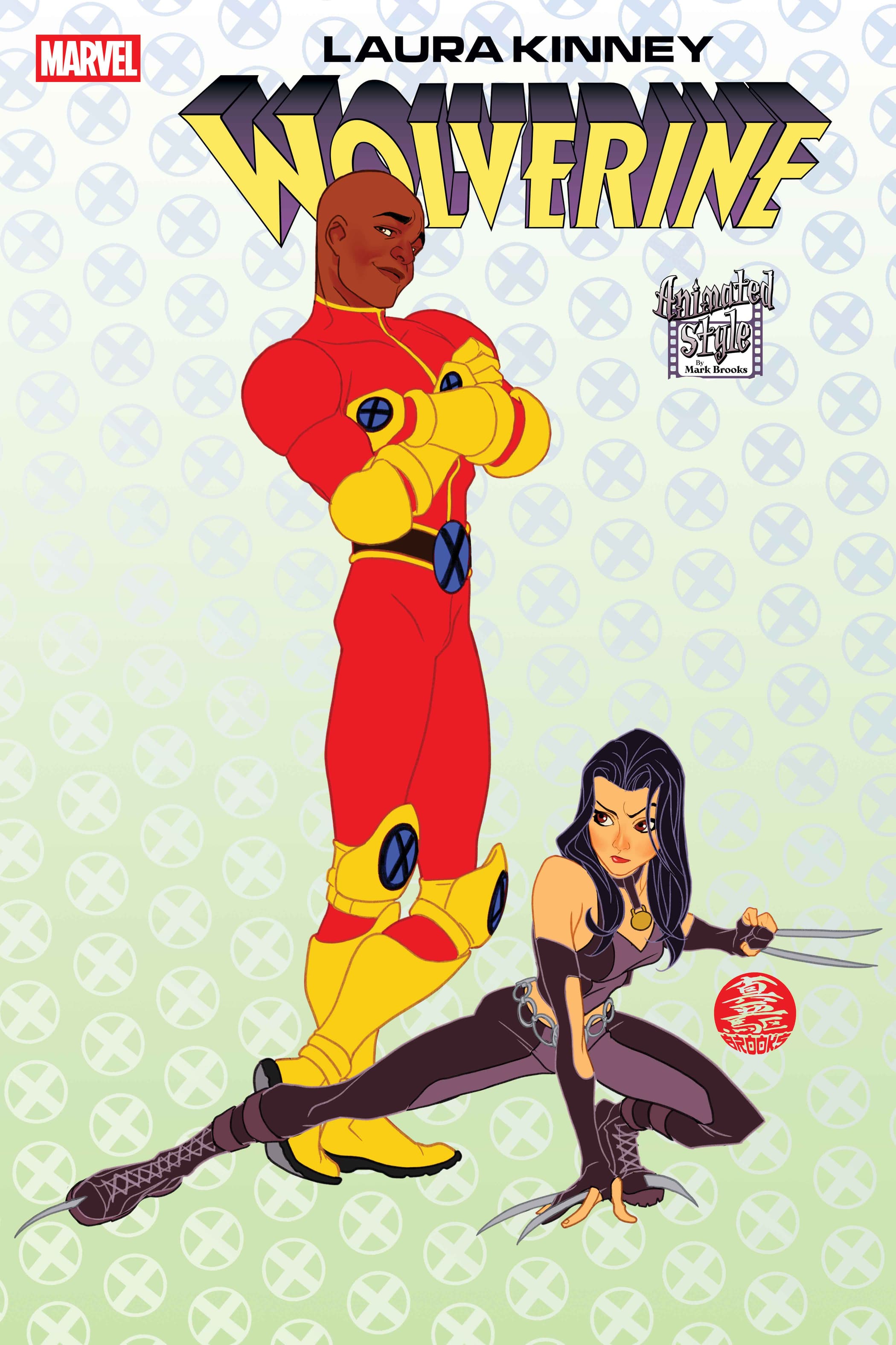 LAURA KINNEY: WOLVERINE #3 Animated-Style Variant Cover by Mark Brooks