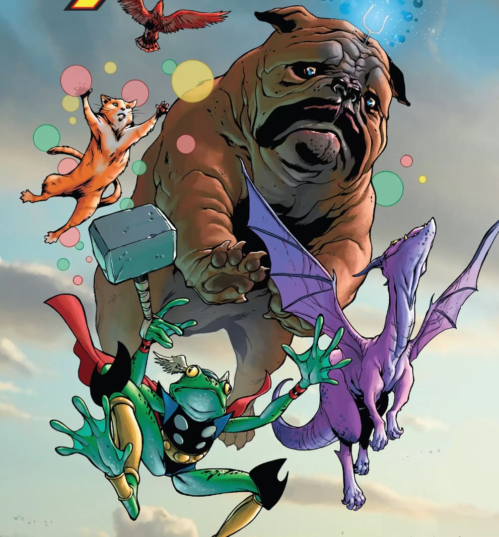 LOCKJAW AND THE PET AVENGERS (2009) #1 cover by Karl Kerschl