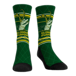 Alligator Loki Glorious Purpose socks / shop it <a href=https://rockemsocks.com/products/loki-alligator-loki-glorious-purpose>here</a>