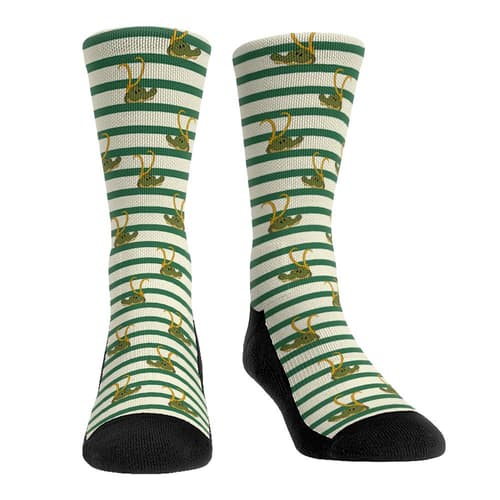 Alligator Loki Stripes socks / shop it <a href=    https://rockemsocks.com/products/loki-alligator-loki-stripes>here</a>