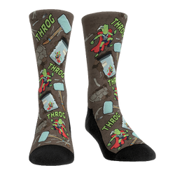 Throg All Over Socks / shop it <a href=https://rockemsocks.com/products/loki-throg-all-over>here</a>
