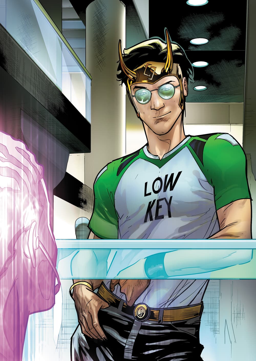 LOKI #2 interior art by Oscar Bazaldua with colors by David Curiel