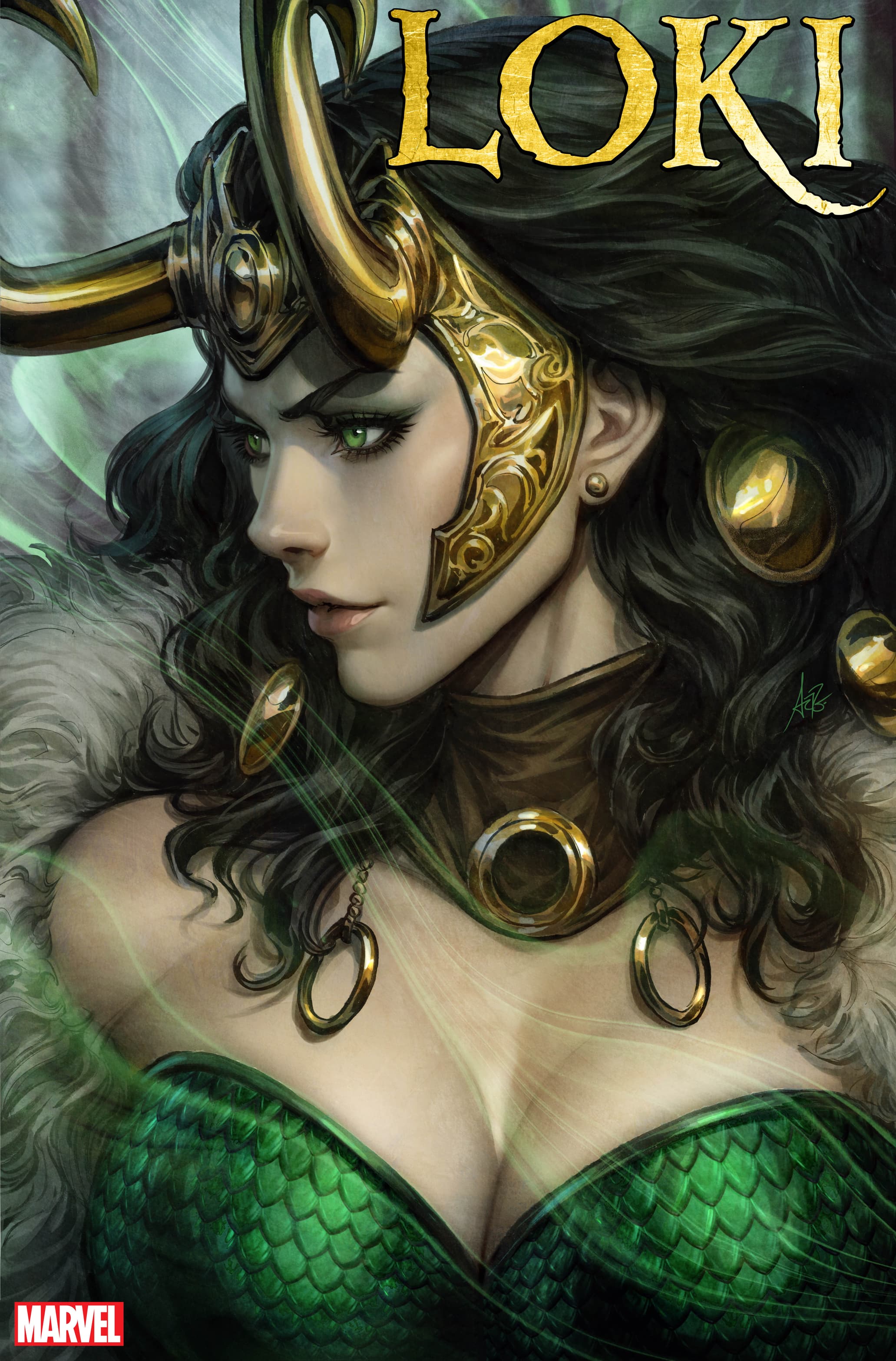 Loki #1 Variant Cover by STANLEY "ARTGERM" LAU