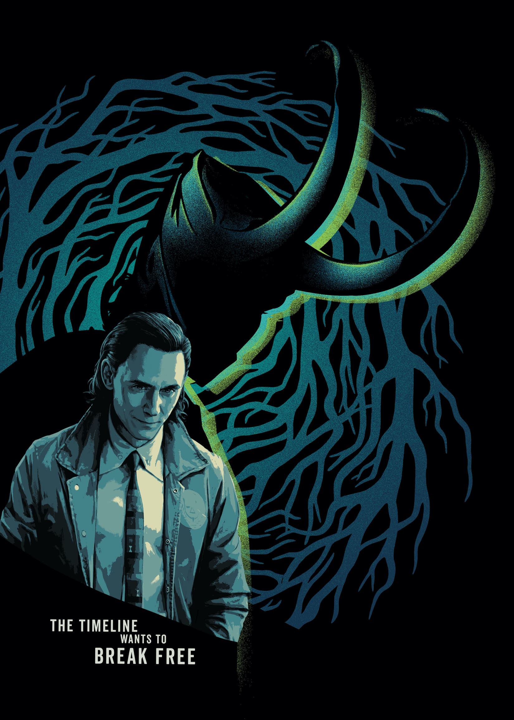 <a href=https://displate.com/displate/4681603>Loki Timeline Metal Poster</a>/ Displate