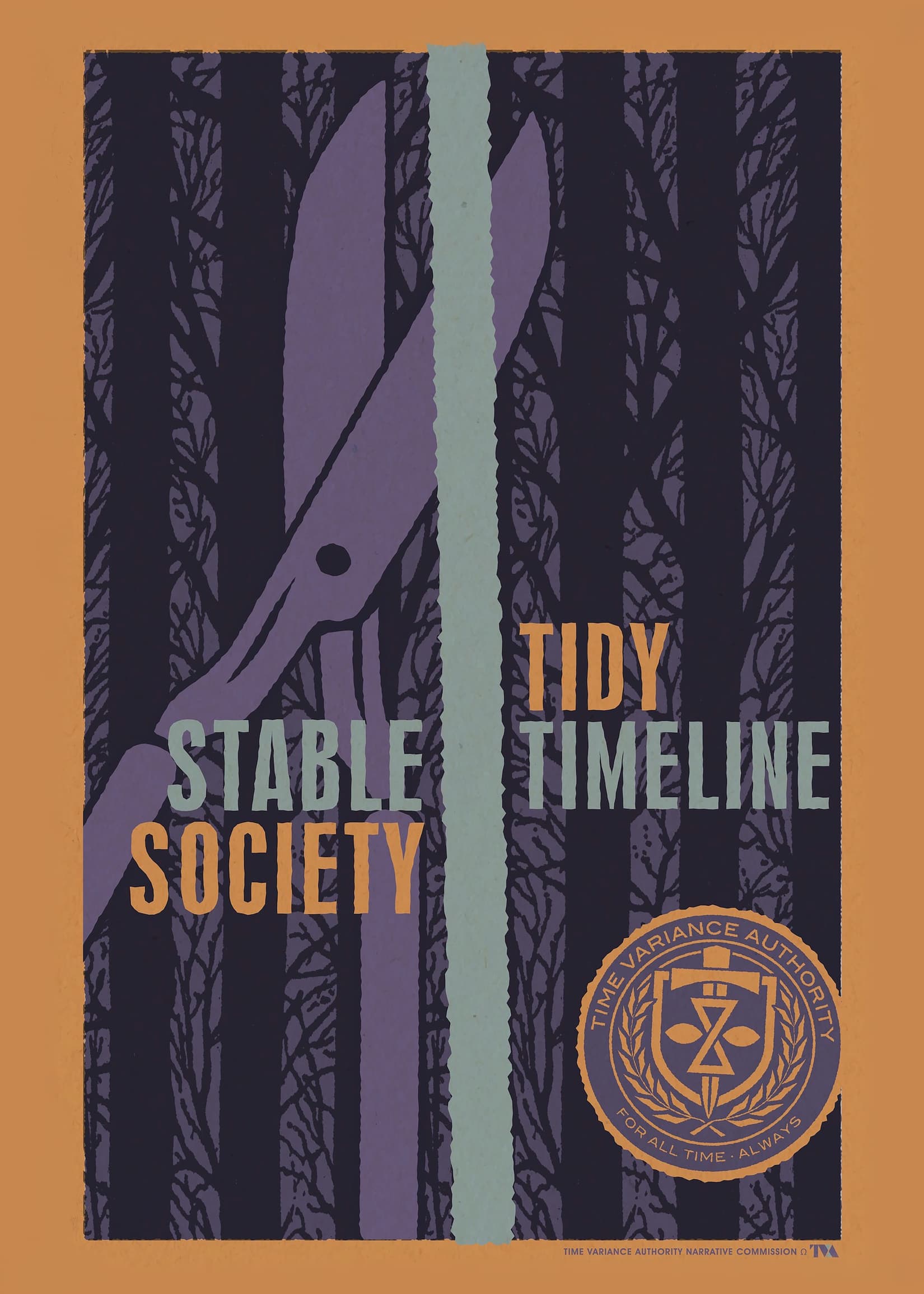 <a href=https://displate.com/displate/4681603>TVA Metal Poster</a>/ Displate