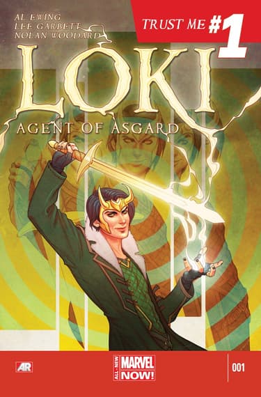 Cover to LOKI: AGENT OF ASGARD (2014) #1 by Jenny Frison.