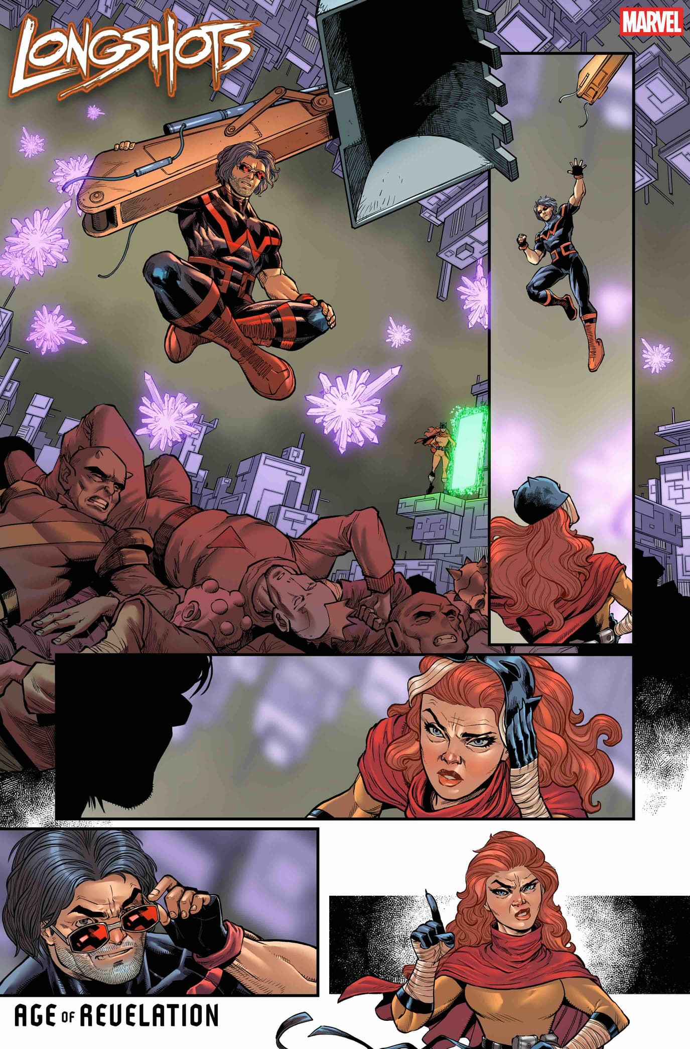  LONGSHOTS #1 Art by ALAN ROBINSON