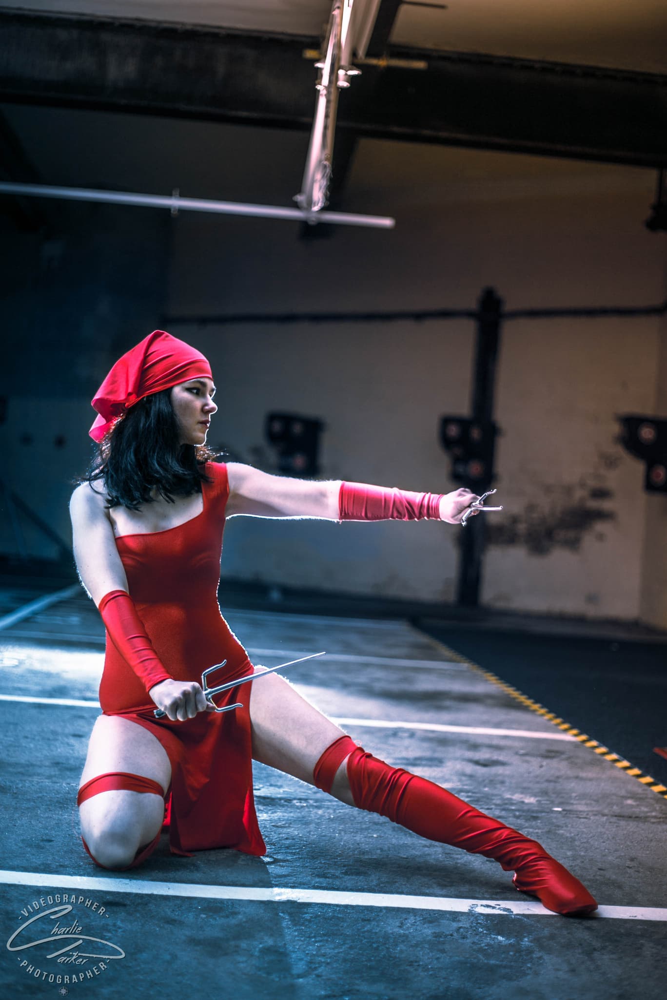 Louise AKA Tiny Tigress Cosplay as Elektra