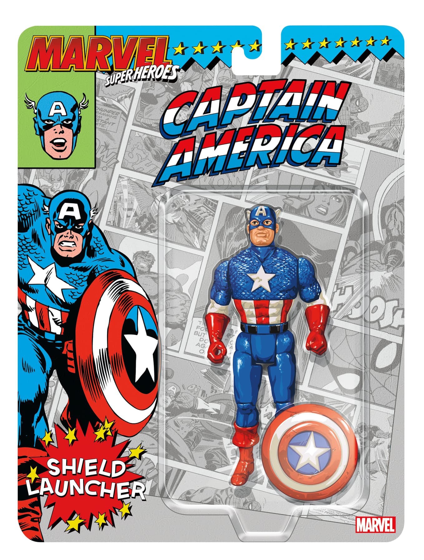 Super Hero Costume Captain America Type for 18 Inch Doll