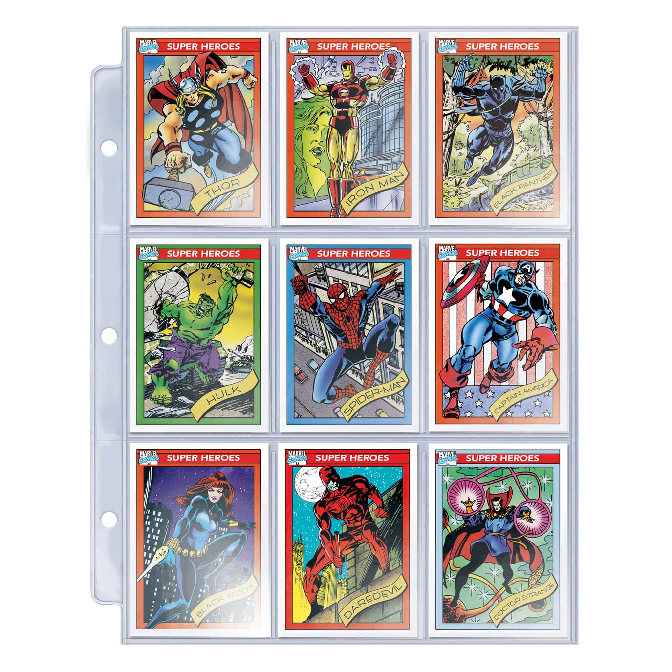 Marvel trading cards Avengers