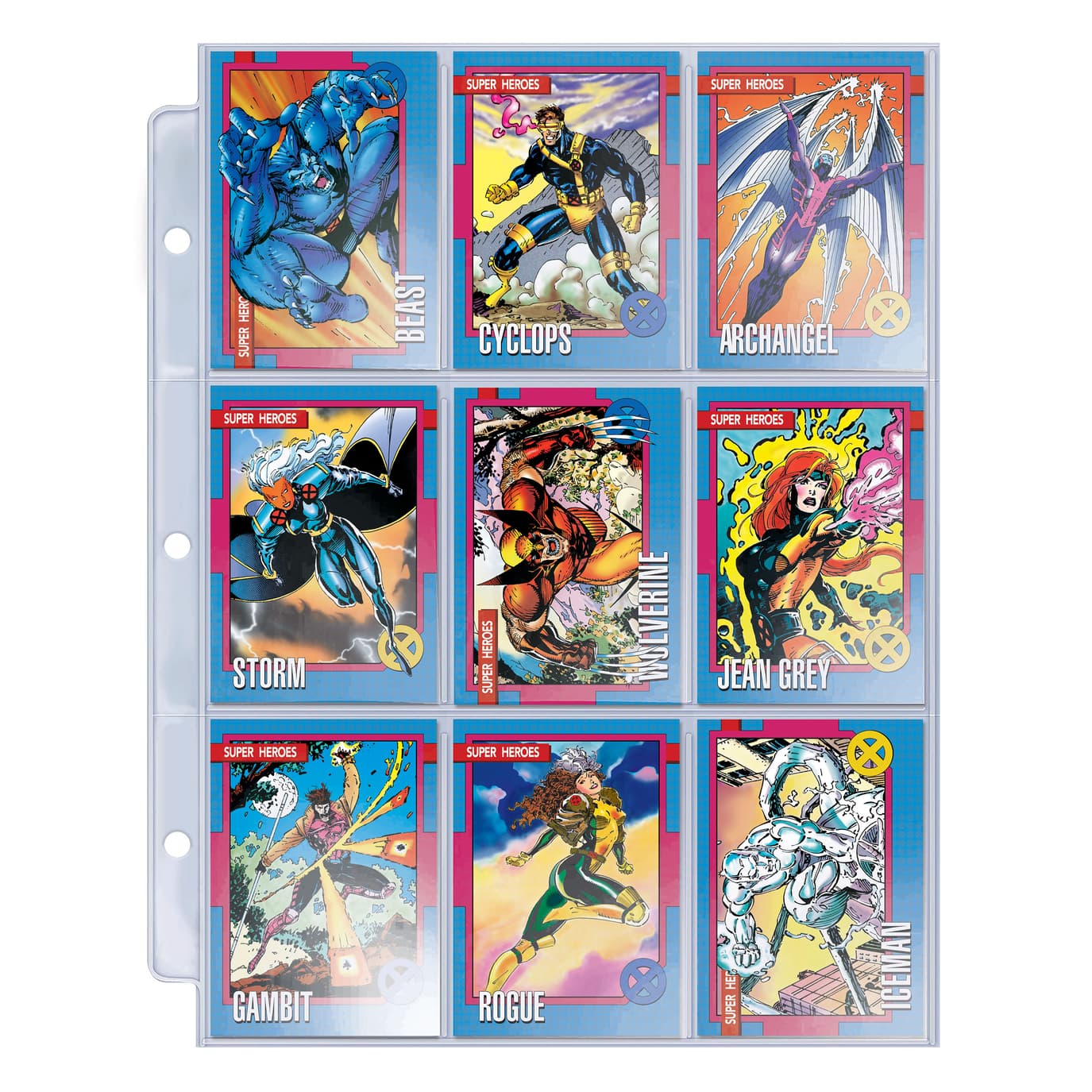 Marvel trading cards X-Men