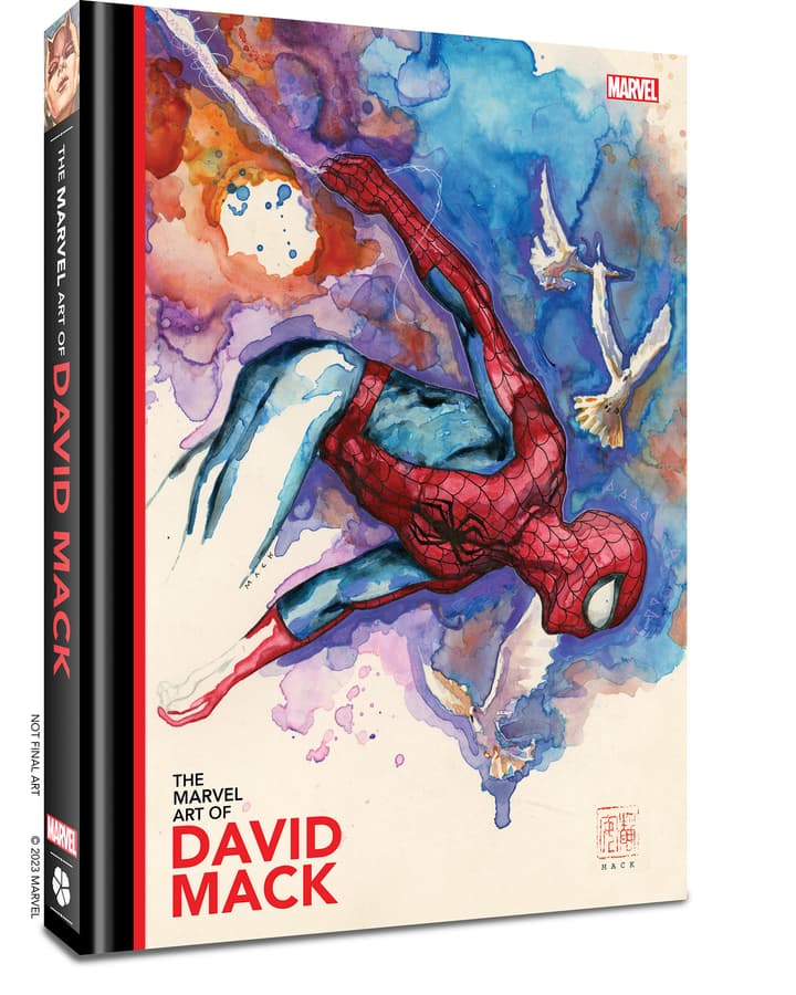 Spider-Man by David Mack from the cover of The Art of David Mack