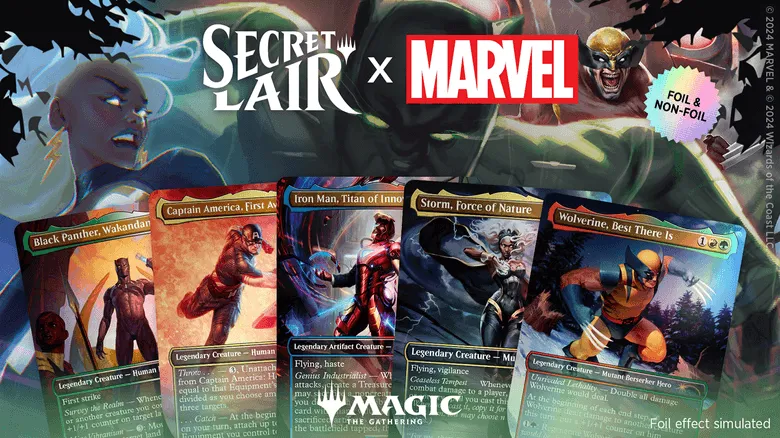 marvel mtg cards secret lair april Magic the Gathering - x Marvel's Deadpool - Pool's Day! new legendary Iron Man marvel mtg cards secret lair