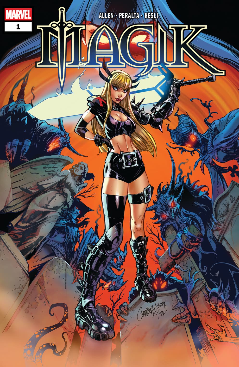 MAGIK #1 Cover by J. SCOTT CAMPBELL