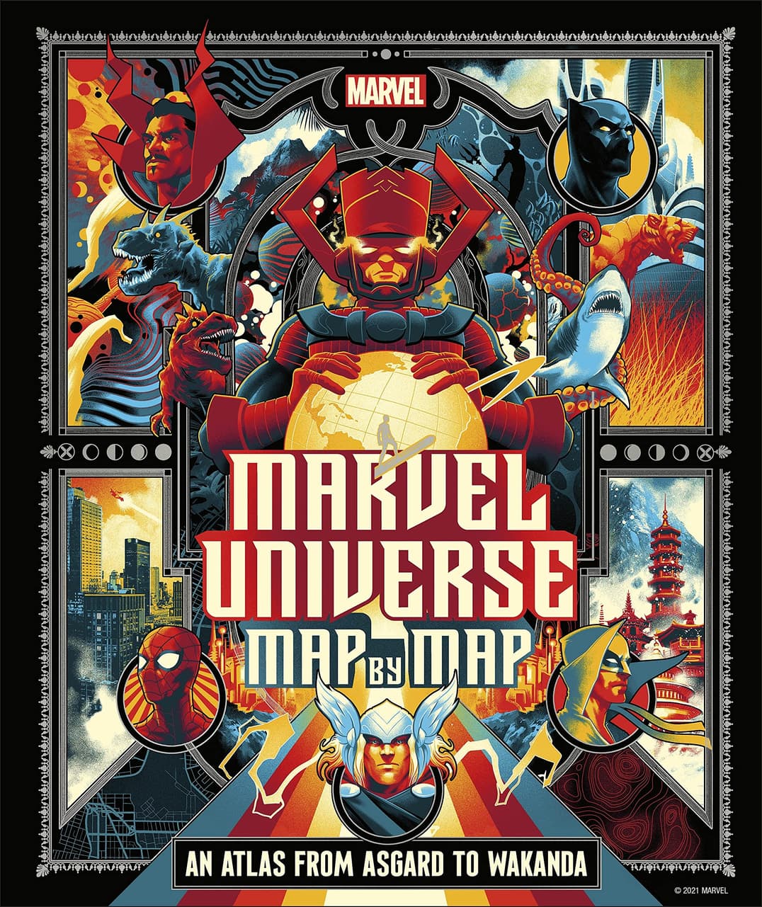 Navigate A Universe of Wonders with 'Marvel Universe: Map by Map