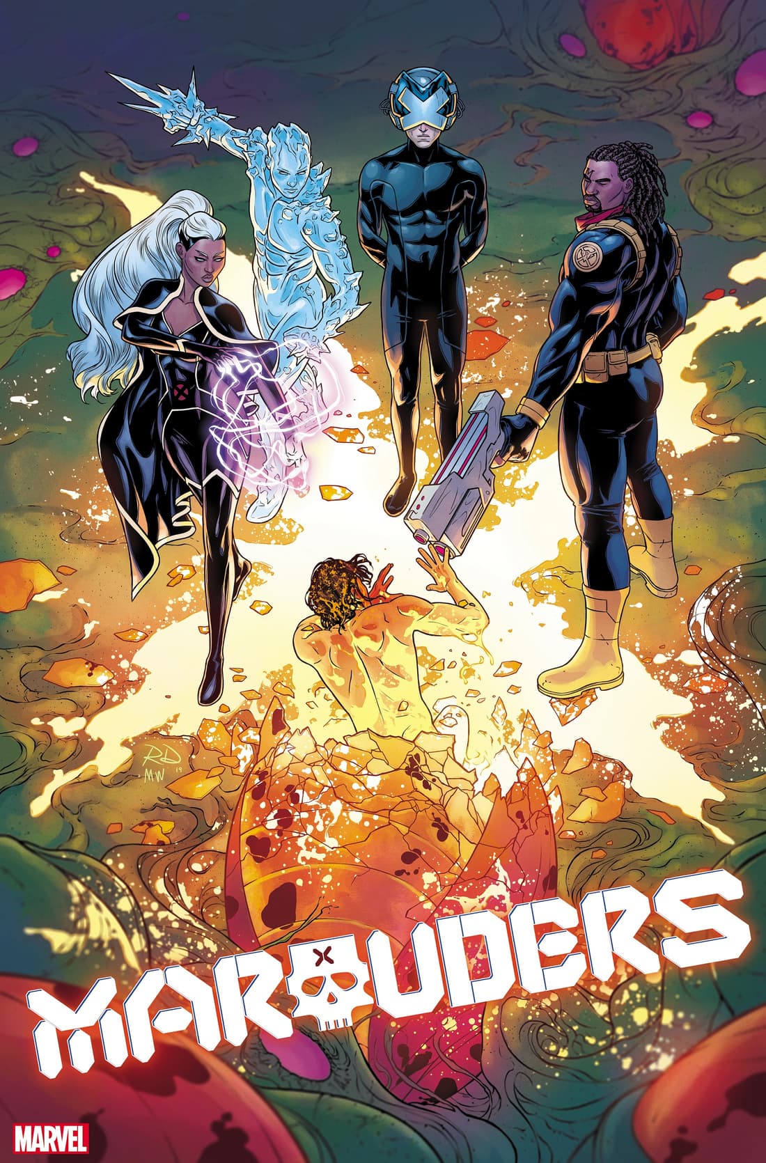MARAUDERS #3 cover by Russell Dauterman and Matthew Wilson