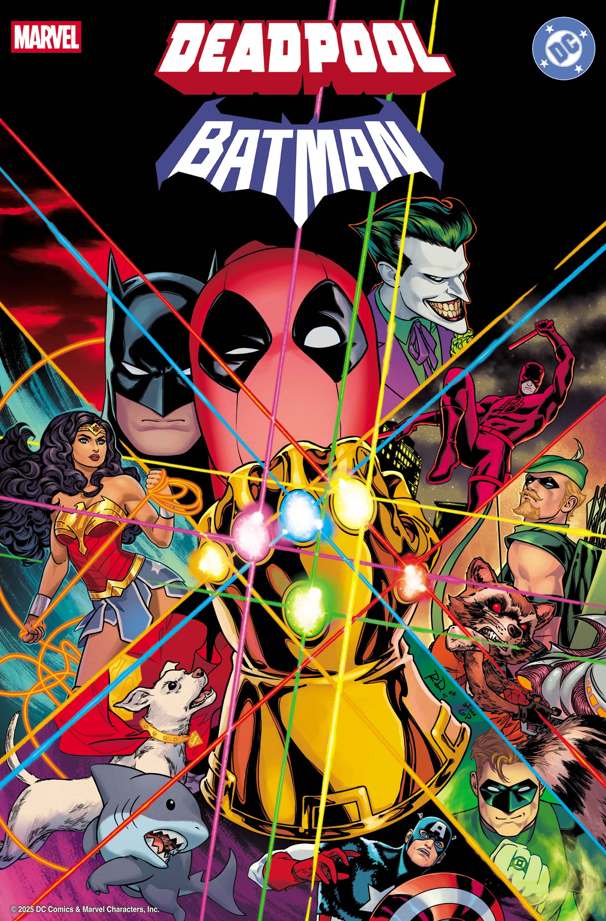 MARVEL/DC: DEADPOOL/BATMAN #1 Homage Variant Cover by RUSSELL DAUTERMAN