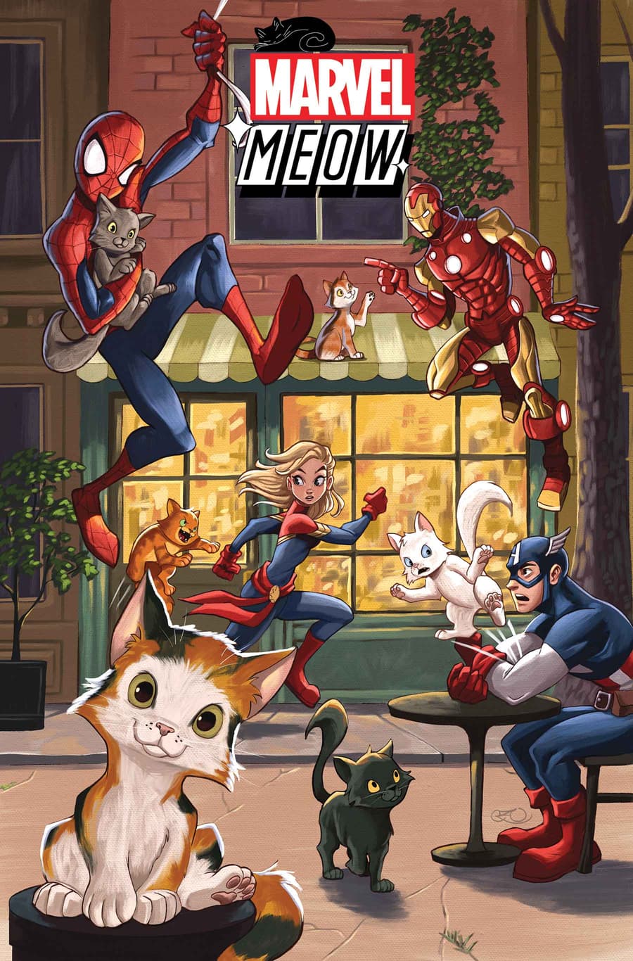 Marvel Meow #1 Cover by Chrissie Zullo