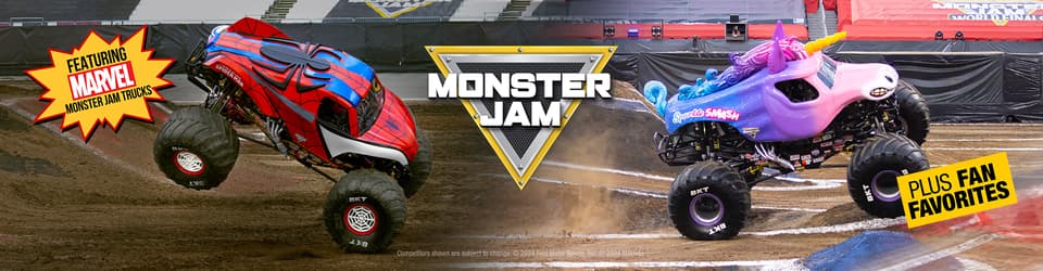 Collect These Marvel Monster Jam Trucks and See Them Live at an Event Near You