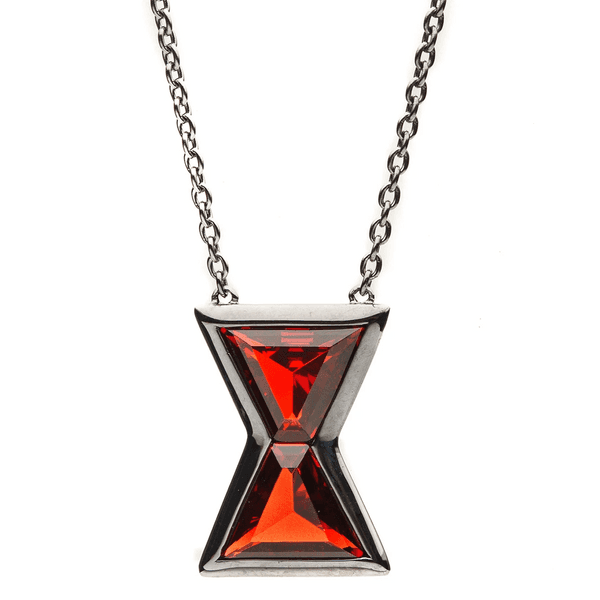 Black Widow Hourglass Necklace / RockLove