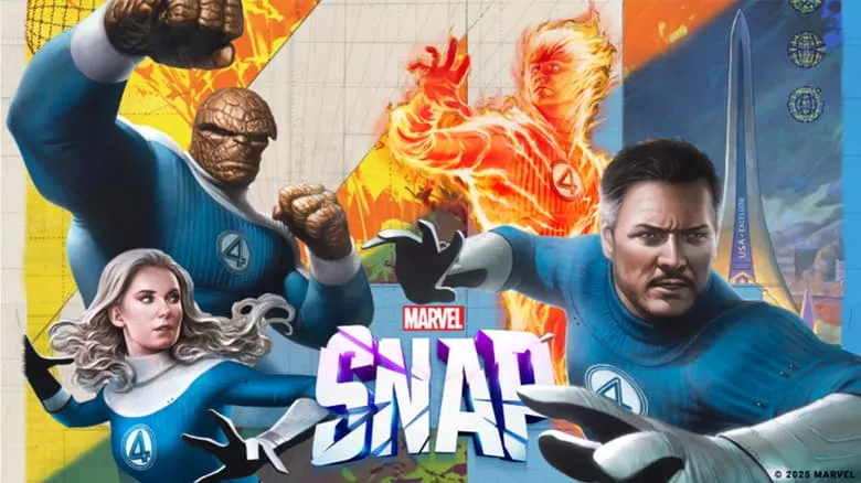 Quarteto Fantástico em material oficial da Marvel