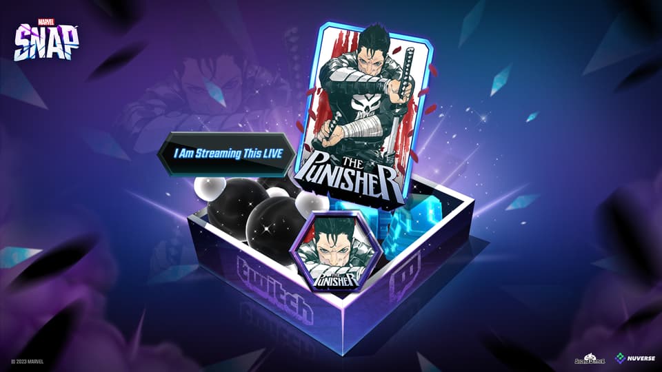 MARVEL SNAP Peach Momoko The Punisher Twitch Drops