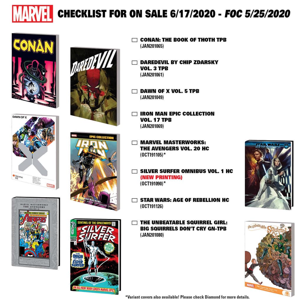 New Marvel Comics Collections Coming June 17