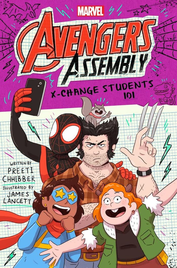 Cover to AVENGERS ASSEMBLY: X-CHANGE STUDENTS 101.