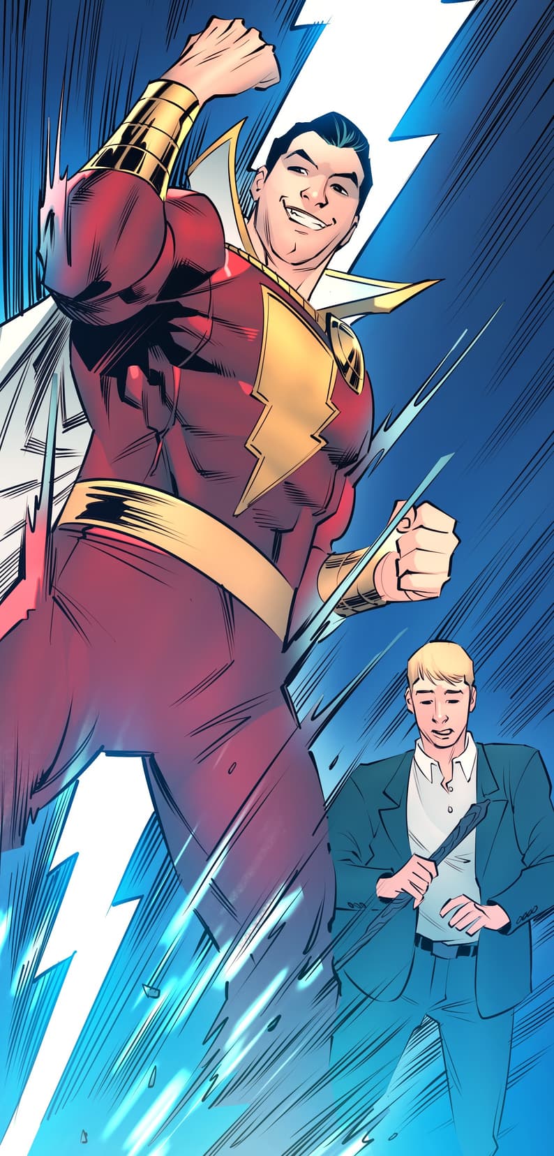 MARVEL/DC THOR/SHAZAM! INFINITY COMIC (2025) #1 interior artwork by Jethro Morales