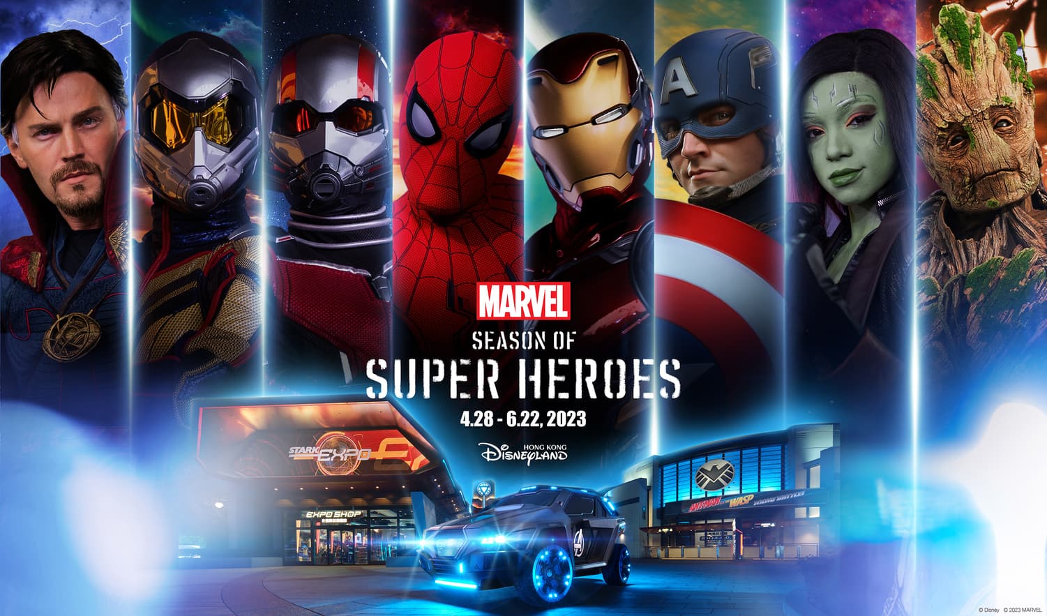 “Marvel Season of Super Heroes” Chega ao Hong Kong Disneyland Resort
