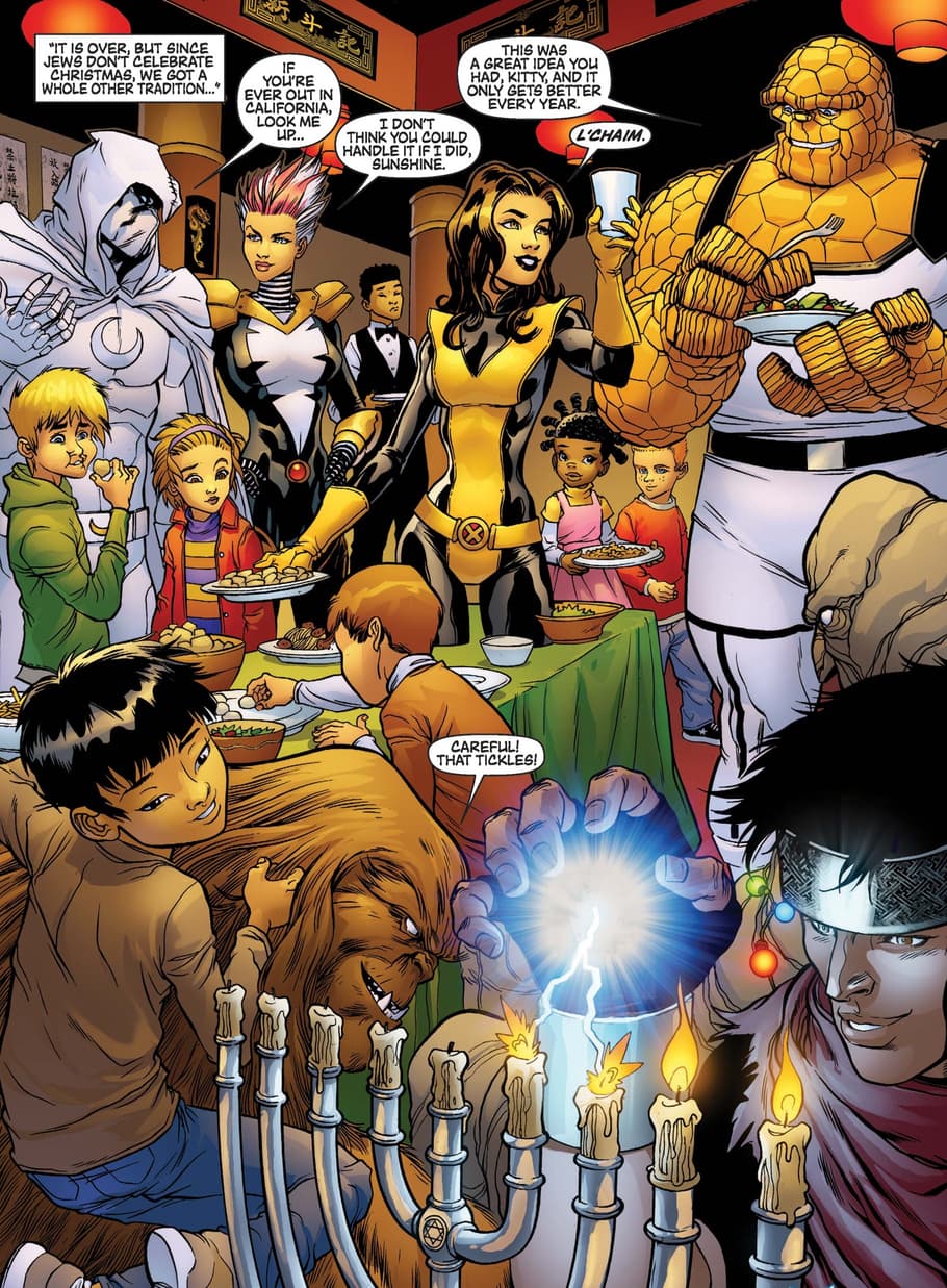 From MARVEL HOLIDAY COMIC (2011) #1 by Jamie S. Rich and Paco Diaz.